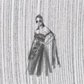 Glimmer Tech couture. Sticker (Voorkant)