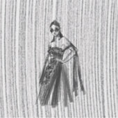 Glimmer Tech couture. Sticker (Voorkant)