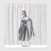 Glimmer Tech couture. Sticker (Vel)