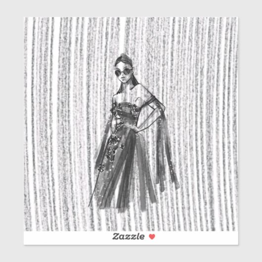 Glimmer Tech couture. Sticker (Vel)