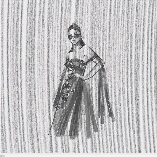 Glimmer Tech couture. Sticker (Voorkant)