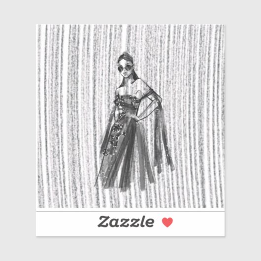 Glimmer Tech couture. Sticker (Vel)