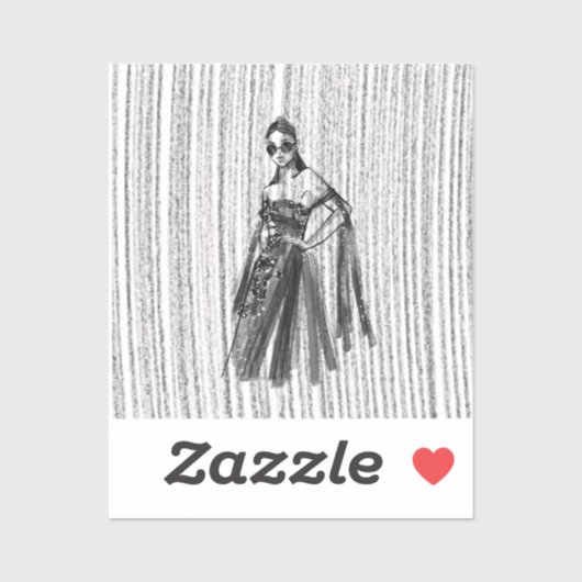 Glimmer Tech couture. Sticker (Vel)