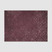 Glimmery Wine Grunge | Sangria Bordeaux Damask Tissuepapier (Voorkant)