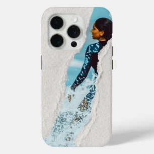 Glimp van het leven achter de papieren iPhone 15 pro case
