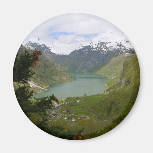 Glimp van Paradise Magnet Magneet (Voorkant)