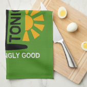  glin en tonische kunst theedoek (Quarter Fold)