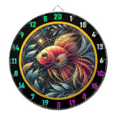 Glinsterende Betta Dartboard Game Set Dartbord (Voorkant)