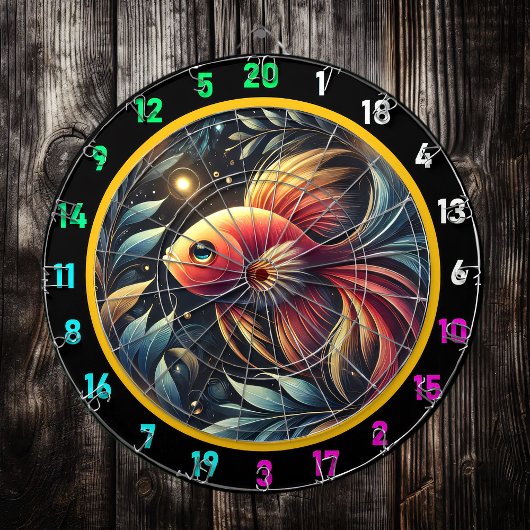 Glinsterende Betta Dartboard Game Set Dartbord