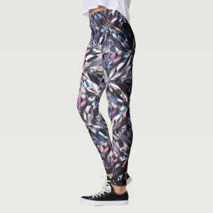 Glinsterende diamanten leggings