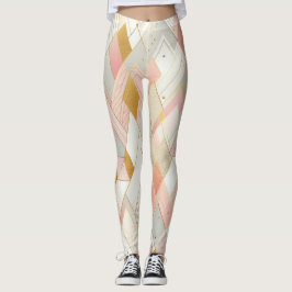Glinsterende driehoekspectra leggings