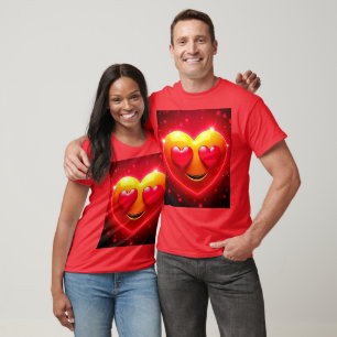 Glinsterende Hartogen Emotie T-shirt
