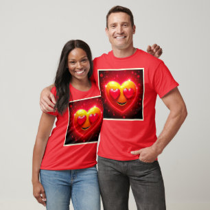 Glinsterende Hartogen Emotie T-shirt