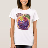 Glinsterende Jabuticaba Druivencluster Dans T-shirt (Voorkant)