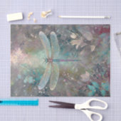 Glinsterende kleur, etherische libel tissuepapier (Craft)