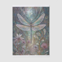 Glinsterende Koningin van de Zomer, Dragonfly Gard Tissuepapier
