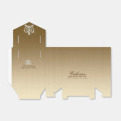 Glinsterende Kroon Luxe Goud Bedankdoosjes (Uitgevouwen)