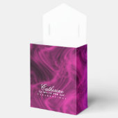 Glinsterende Kroon Luxe Magenta Bedankdoosjes (Geopend)