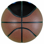 Glinsterende oneindigheid met blauwe roos basketbal (Rechts)