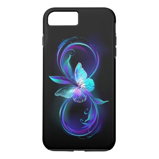 Glinsterende oneindigheid met magische vlinder Case-Mate iPhone case (Achterkant)