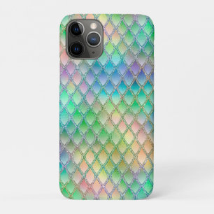 Glinsterende Pastel Regenboog & Glitter Draak Schu iPhone 11 Pro Hoesje