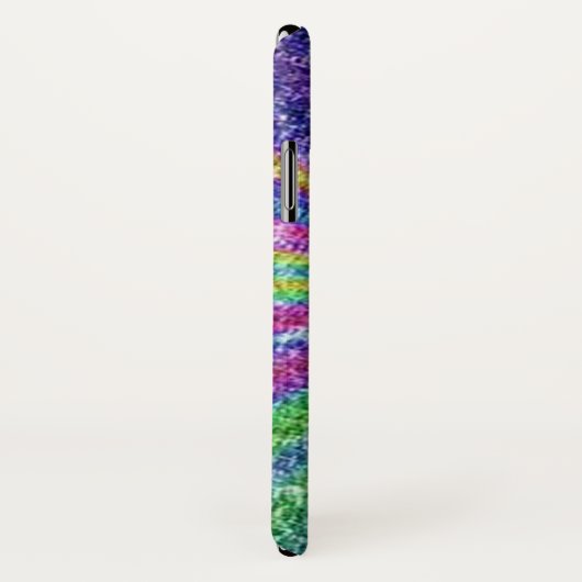 Glinsterende regenboog lichten "Apple iPhone X". Case-Mate iPhone Case (Achterkant / rechts)