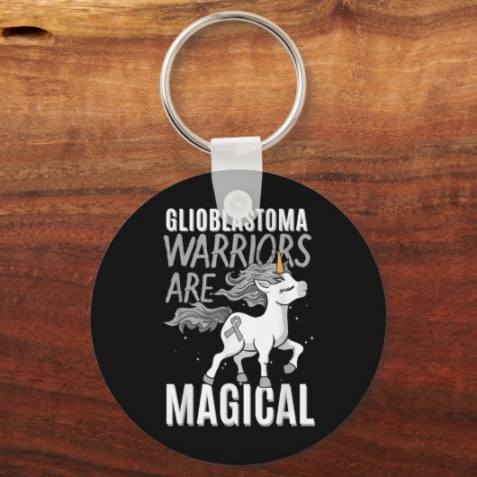 Glioblastoma Multiforme Warrior Grade Iv Astrocyto Sleutelhanger (Voorkant)