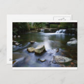 Glisse doucement le flux. carte postale (Devant / Derrière)