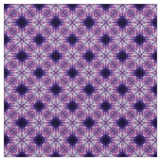 Glitch2 Bleu Dim Meubles Violets Tissu (Échantillon)