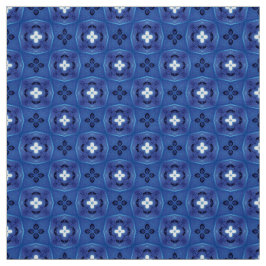 Glitch2 Blue White Furniture Stof