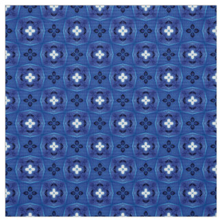 Glitch2 Blue White Furniture Stof