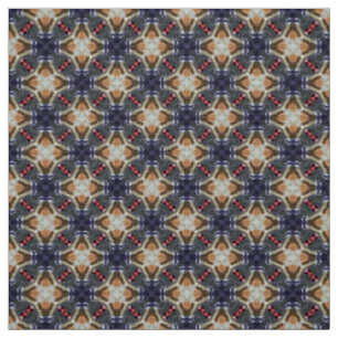 Glitch2 Carrelage bleu nuit cyan en tissu