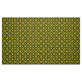 Glitch2 Fleur verte jaune Tissu de serre (Fat Quarter)