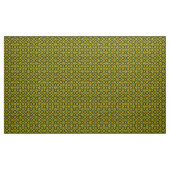 Glitch2 Fleur verte jaune Tissu de serre (Yard)