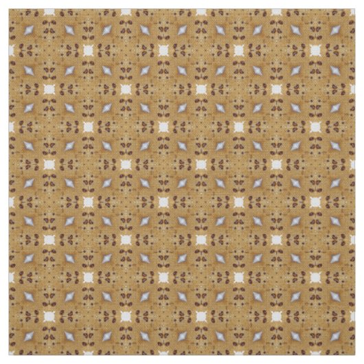 Glitch2 tissu de mobilier Brown et blanc (Échantillon)