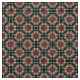 Glitch2 Tissu de mobilier motif multicolore foncé