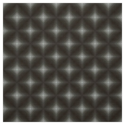 Glitch2 Tissu en diamant noir gris (Échantillon)