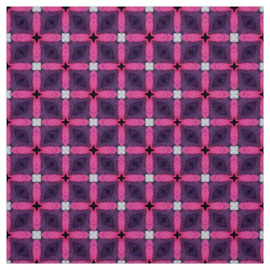 Glitch2 Tissu en polyester bleu et violet (Échantillon)