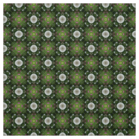 Glitch2 Tissu motif vert et gris clair (Échantillon)