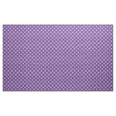 Glitch2 Violet Bleu violet Meubles blancs Tissu (Yard)
