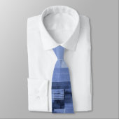 Glitch abstract gamer pattern stropdas (Gebonden)