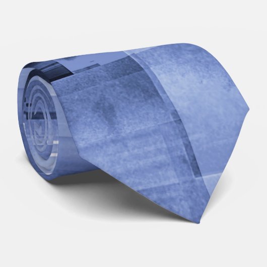 Glitch abstract gamer pattern stropdas (Opgerold)