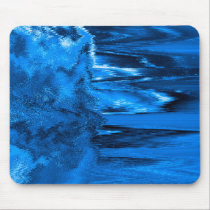 Glitch Blue Muismat