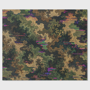 Glitch Camo Leger Cadeaupapier