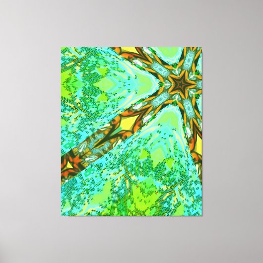 Glitch E-1 Canvas Afdruk (Voorkant)