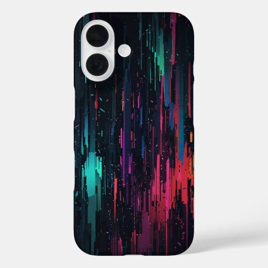 Glitch-effect telefoonhoesje Case-Mate iPhone case (Achterkant)