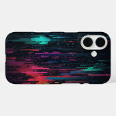 Glitch-effect telefoonhoesje Case-Mate iPhone case (Achterkant (horizontaal))
