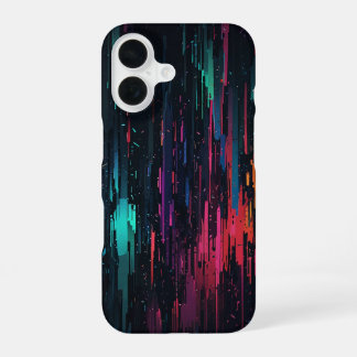 Glitch-effect telefoonhoesje iPhone 16 hoesje