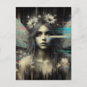 Glitch Fairy Briefkaart (Voorkant)