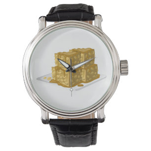 Glitch Food oaty cake Horloge